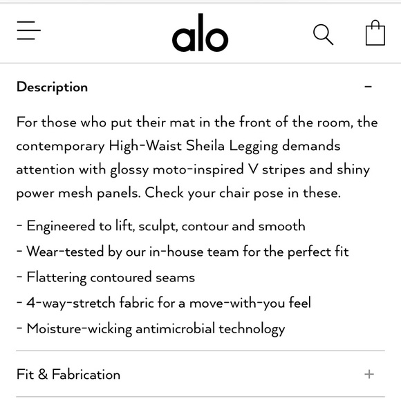 Alo high waist Sheila legging - Picture 4 of 8